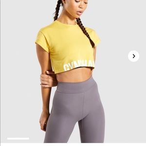 Gymshark fraction crop